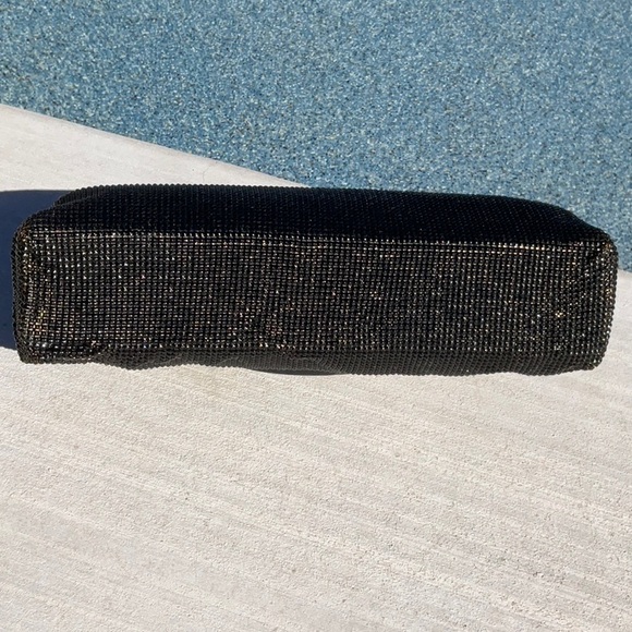 Whiting & Davis Black & Gold Undertone Mesh Handbag - Picture 5 of 13